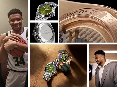 breitling giannis antetokounmpo|giannis antetokounmpo 40mm.